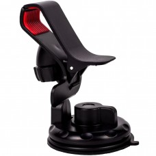Suport auto universal pentru prindere in masina telefonul,rotire 360 grade,negru,ventuza